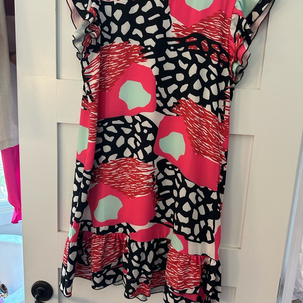 Stylish Crosby Women’s Dress in Pink and Black
